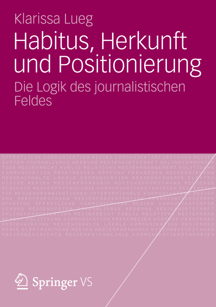 Cover: 9783531195698 | Habitus, Herkunft und Positionierung | Klarissa Lueg | Taschenbuch