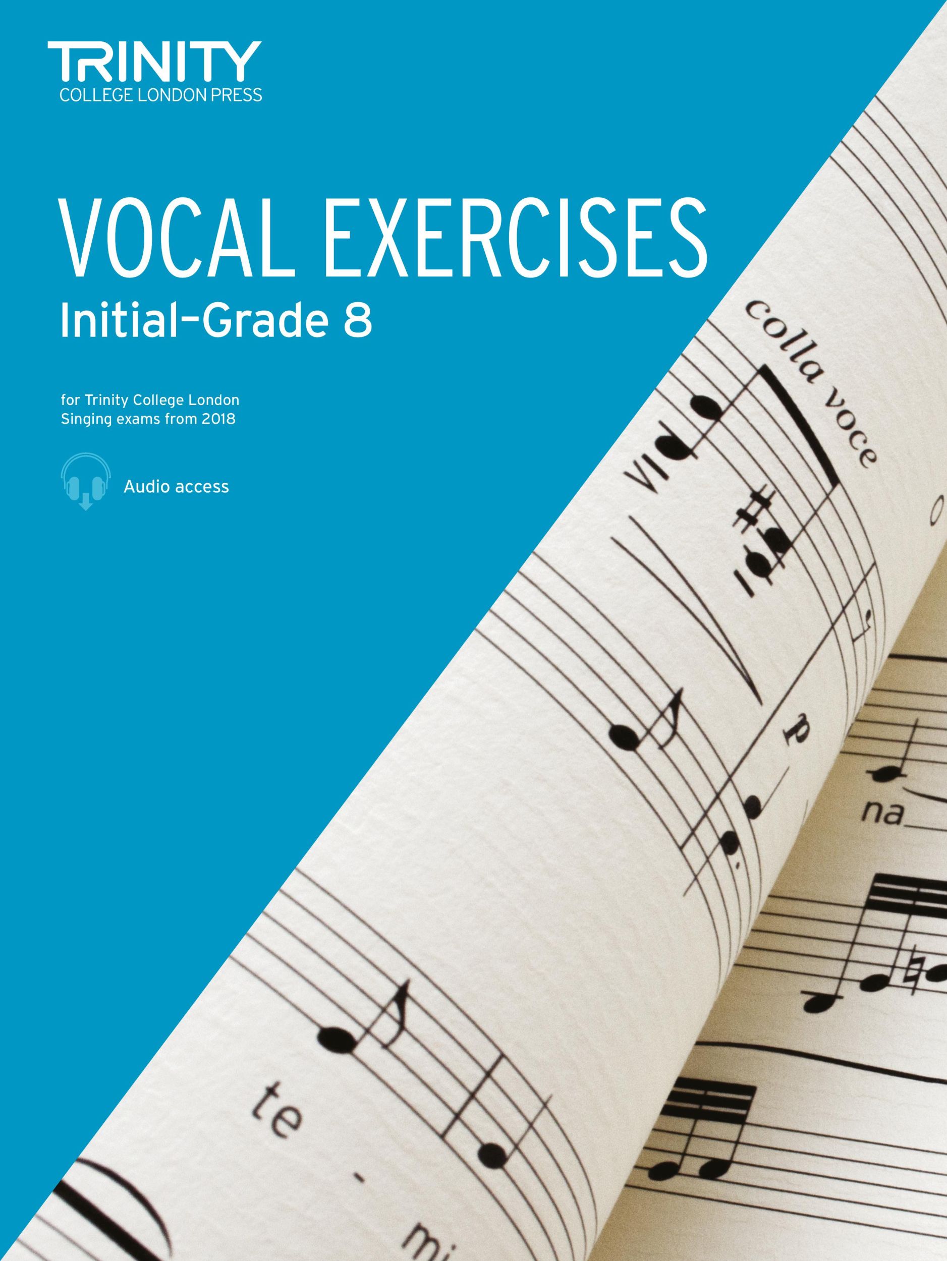 Cover: 9780857366177 | Trinity College London Vocal Exercises from 2018 Grades Initial to...