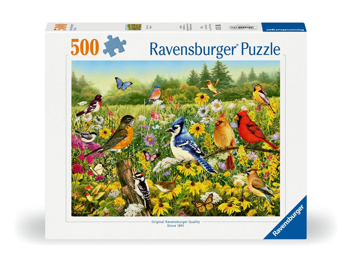 Cover: 4005555003366 | Ravensburger Puzzle 12000336 - Vogelwiese - 500 Teile Puzzle für...