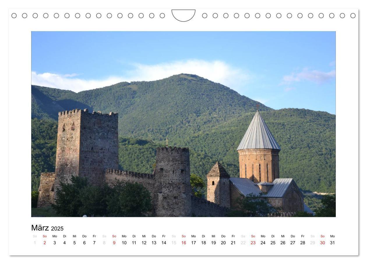 Bild: 9783435770441 | GEORGIEN 2025 (Wandkalender 2025 DIN A4 quer), CALVENDO Monatskalender