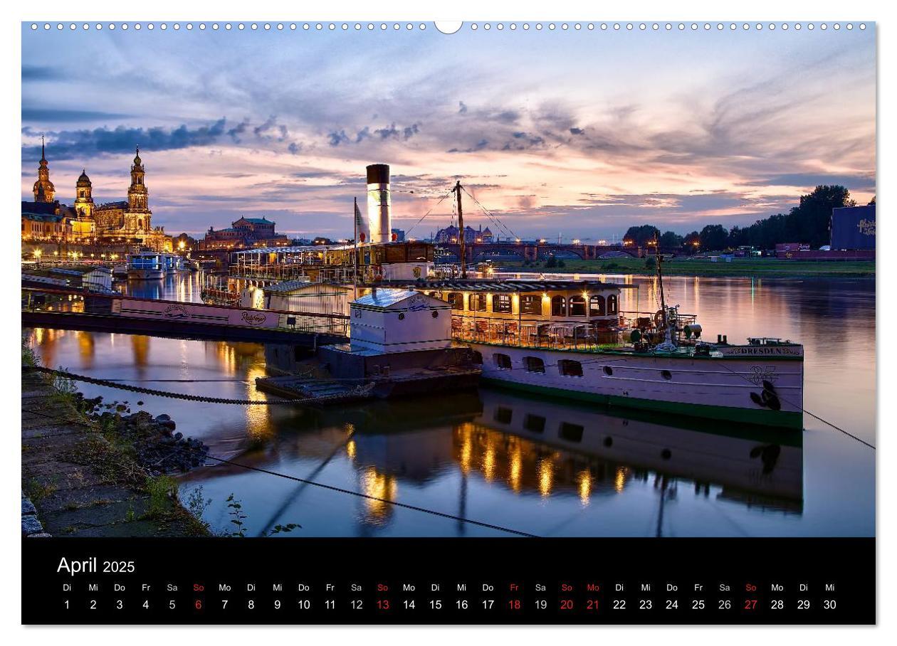 Bild: 9783435279944 | Dresden 2025 (Wandkalender 2025 DIN A2 quer), CALVENDO Monatskalender