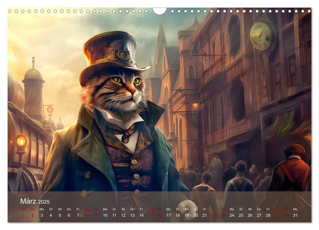 Bild: 9783383858901 | Charaktiere Katzen dieser Welt (Wandkalender 2025 DIN A3 quer),...