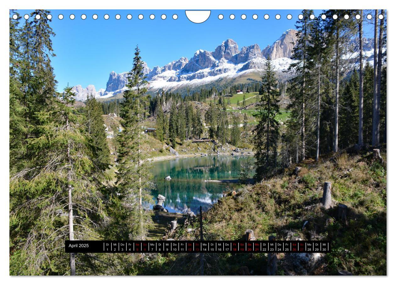 Bild: 9783435072392 | Dolomiten - Latemar und Rosengarten (Wandkalender 2025 DIN A4...