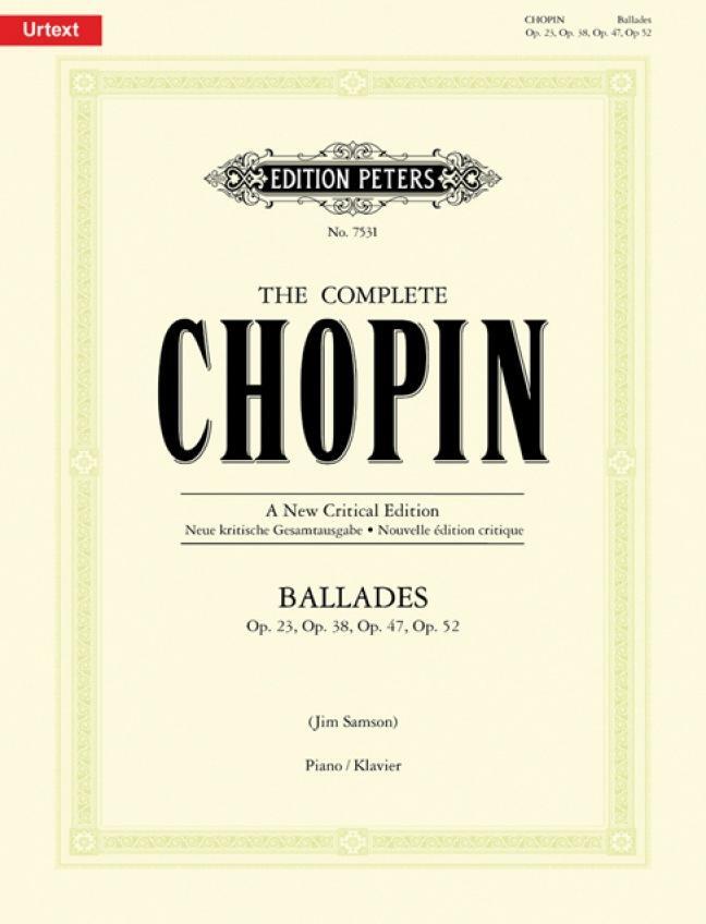 Cover: 9790577082585 | Ballades for Piano | Sheet | Frédéric François Chopin | Taschenbuch