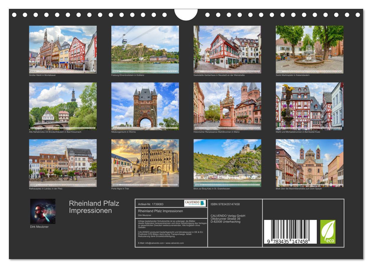 Bild: 9783435147458 | Rheinland Pfalz Impressionen (Wandkalender 2025 DIN A4 quer),...