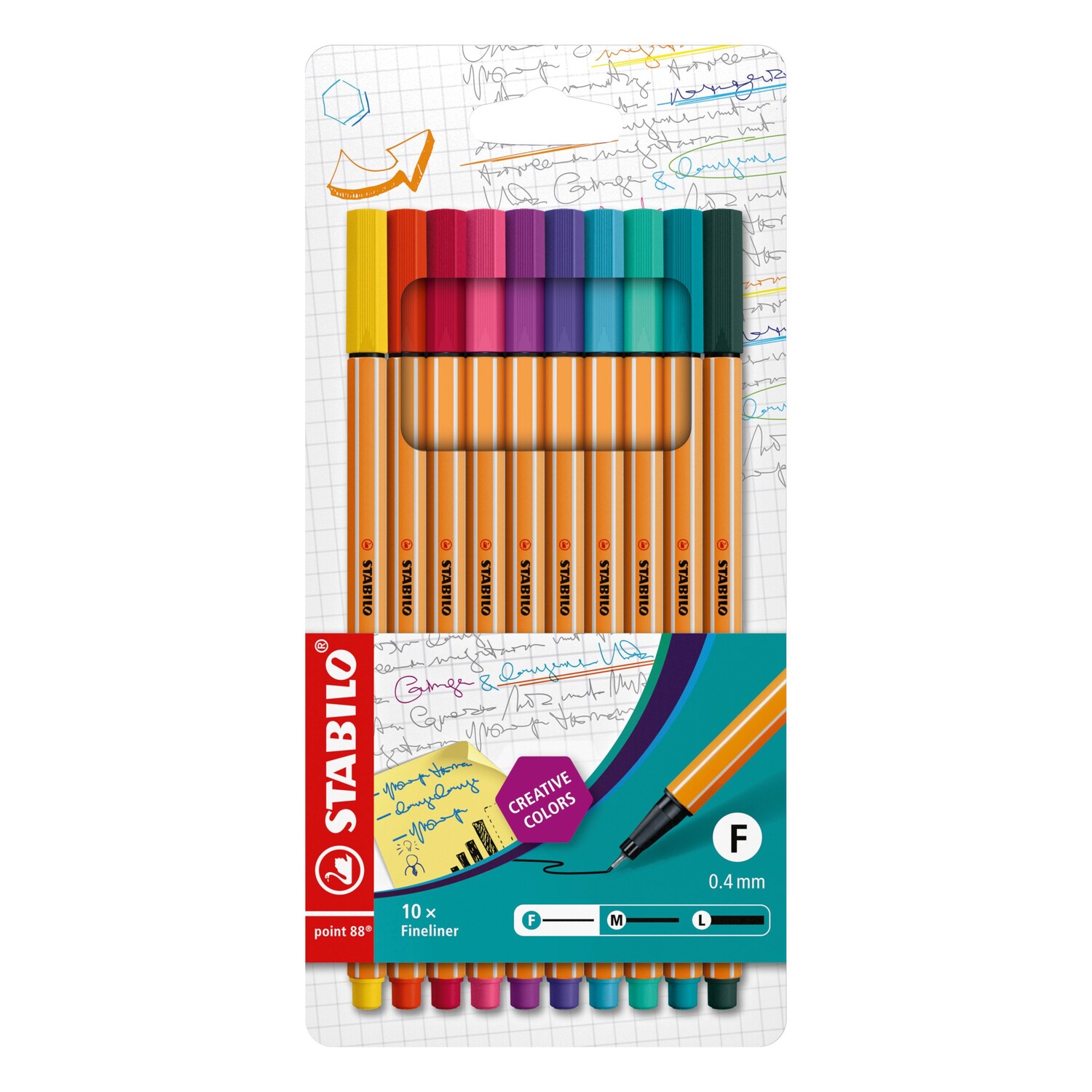 Cover: 4006381261265 | STABILO Fineliner Fineliner point 88, 10er Set - Sonderfarben | 8810-1