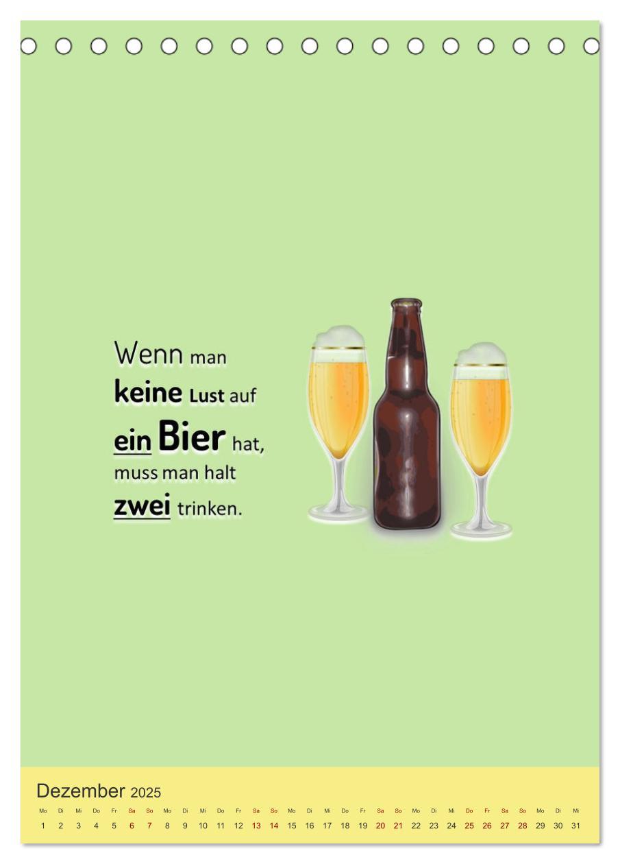 Bild: 9783435894352 | TRINKSPRÜCHE rund um Bier, Wein und Co. ¿ (Tischkalender 2025 DIN...