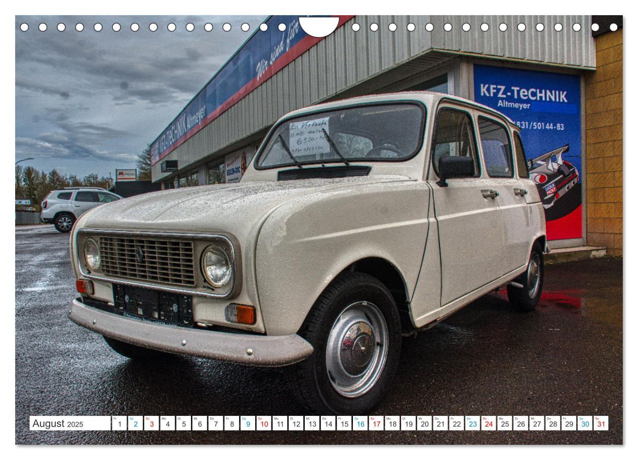 Bild: 9783383859311 | Renault 4 - Kultfahrzeug und Wegbegleiter (Wandkalender 2025 DIN A4...