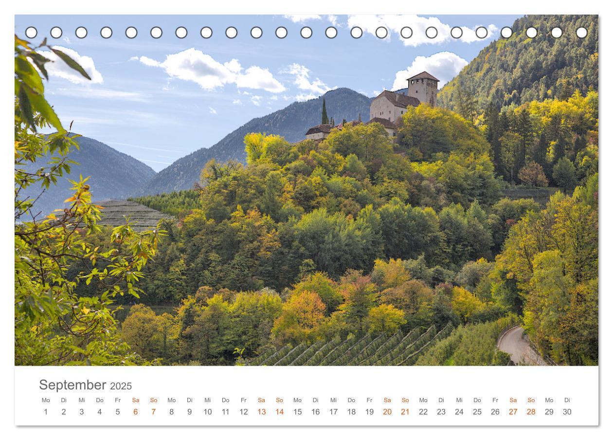 Bild: 9783383970436 | Goldener Herbst in Südtirol (Tischkalender 2025 DIN A5 quer),...