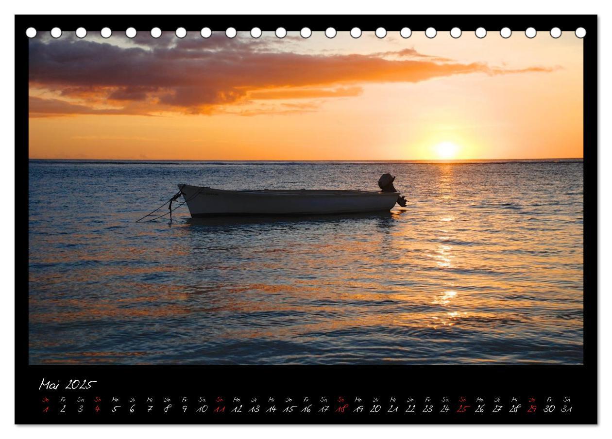 Bild: 9783435722891 | Mauritius (Tischkalender 2025 DIN A5 quer), CALVENDO Monatskalender