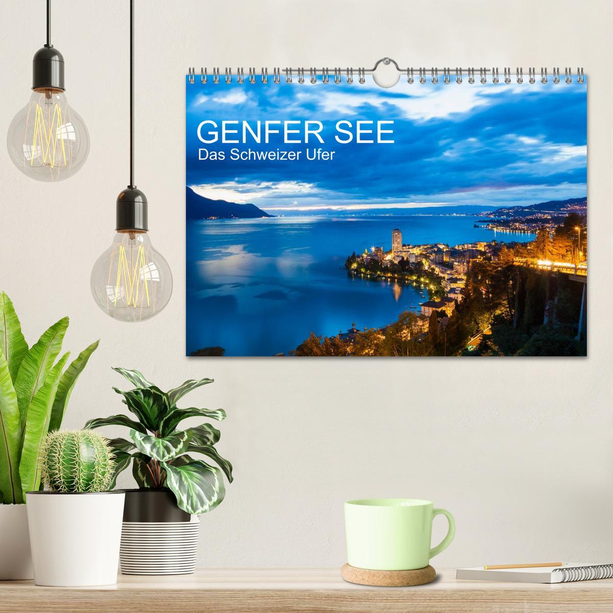 Bild: 9783435642748 | GENFER SEE Das Schweizer Ufer (Wandkalender 2025 DIN A4 quer),...