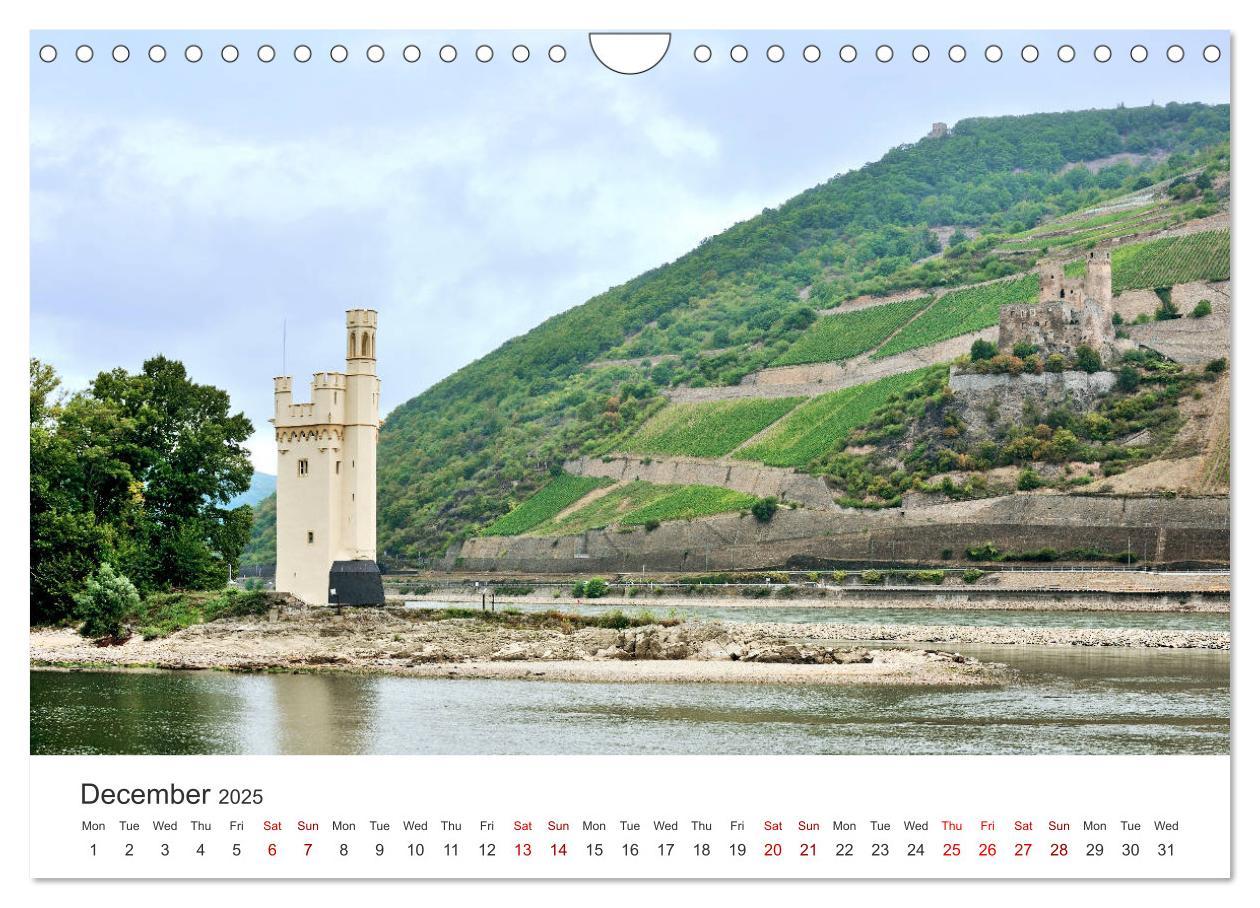 Bild: 9781325947096 | Rhine Valley and Castles (Wall Calendar 2025 DIN A4 landscape),...