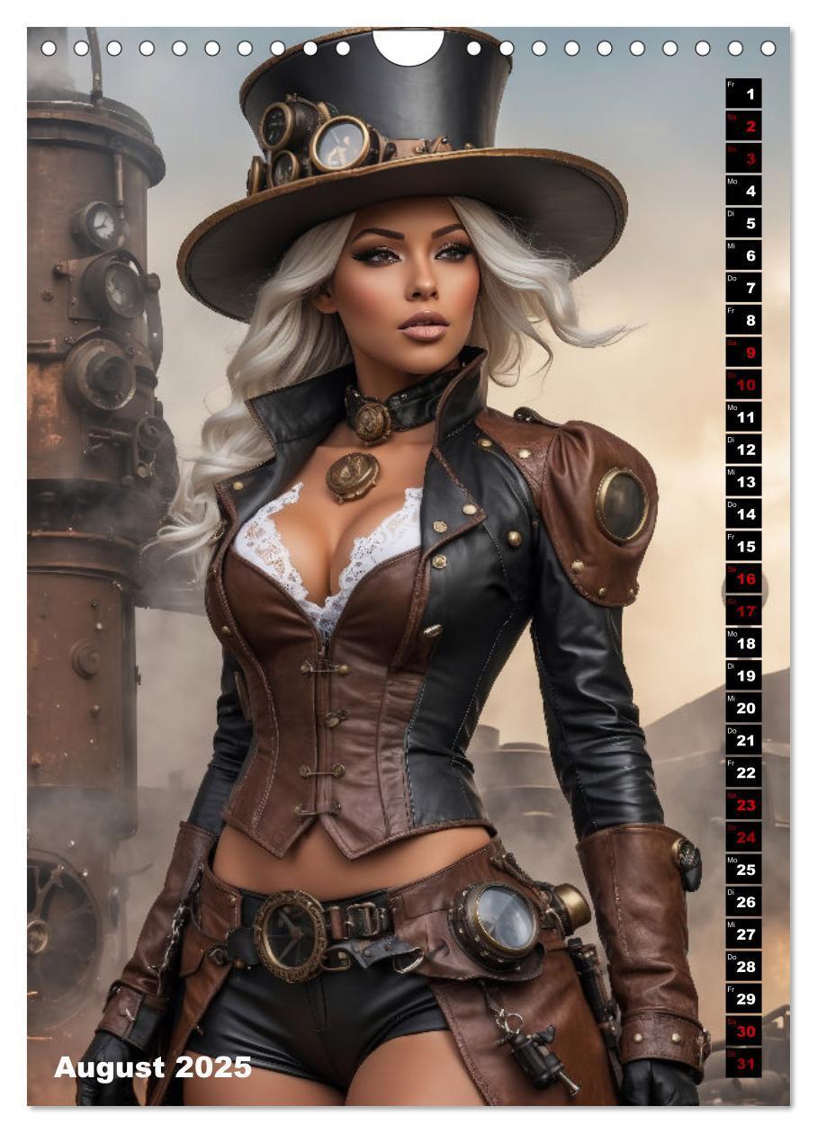 Bild: 9783435843992 | Steampunk Divas (Wandkalender 2025 DIN A4 hoch), CALVENDO...