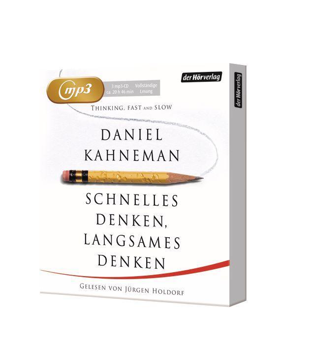 Bild: 9783844512700 | Schnelles Denken, langsames Denken | Daniel Kahneman | MP3 | 3 CDs