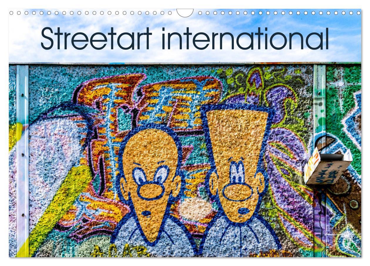 Cover: 9783435206728 | Streetart international (Wandkalender 2025 DIN A3 quer), CALVENDO...