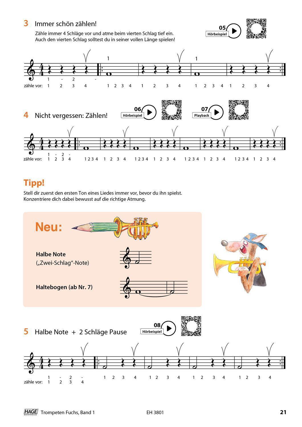 Bild: 4026929915054 | Trompeten Fuchs Band 1 | Stefan Dünser | Taschenbuch | Deutsch | 2008