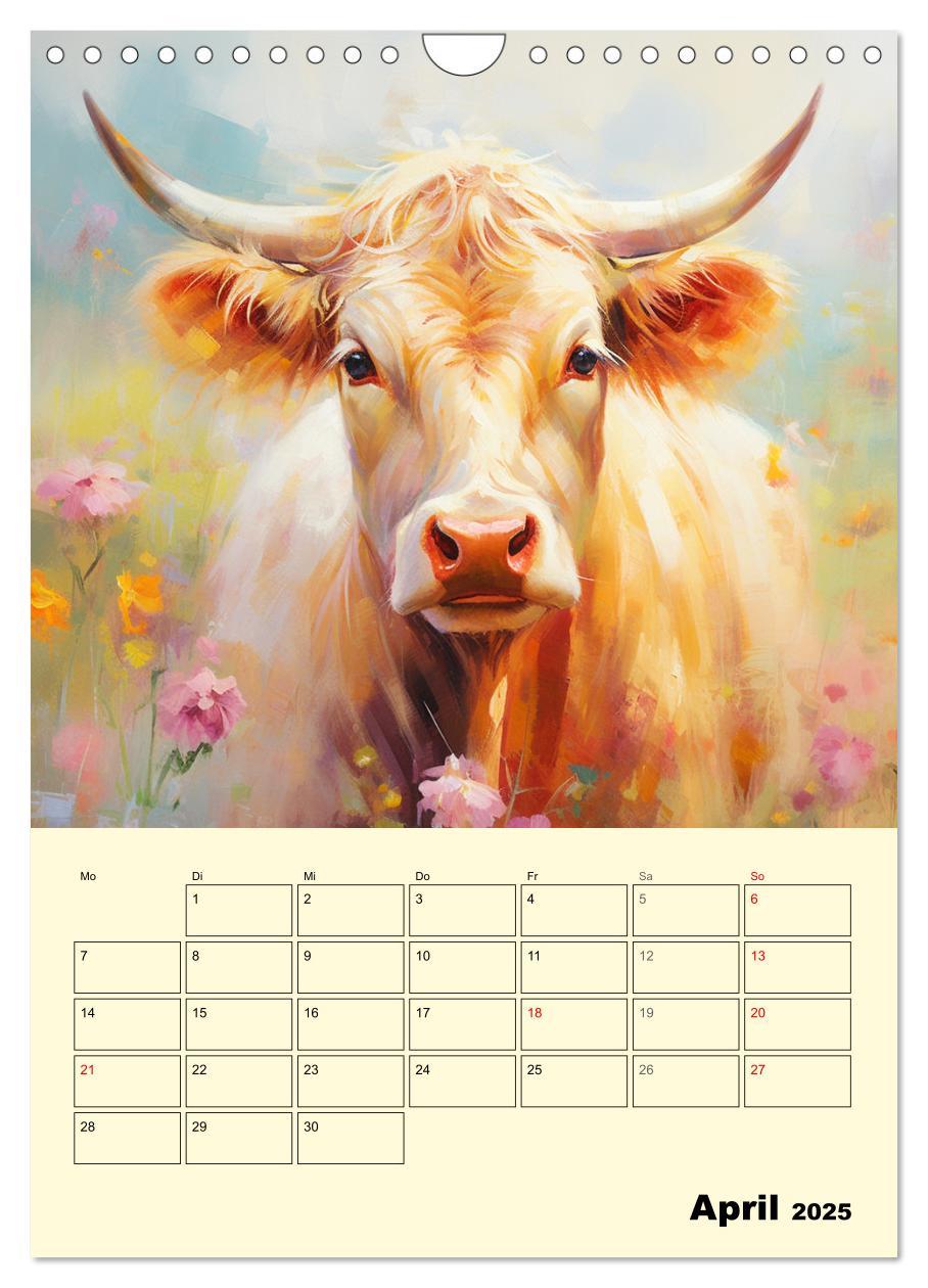 Bild: 9783435863815 | Zauberhafte Kühe. Duftige Aquarelle von tollen Tieren (Wandkalender...