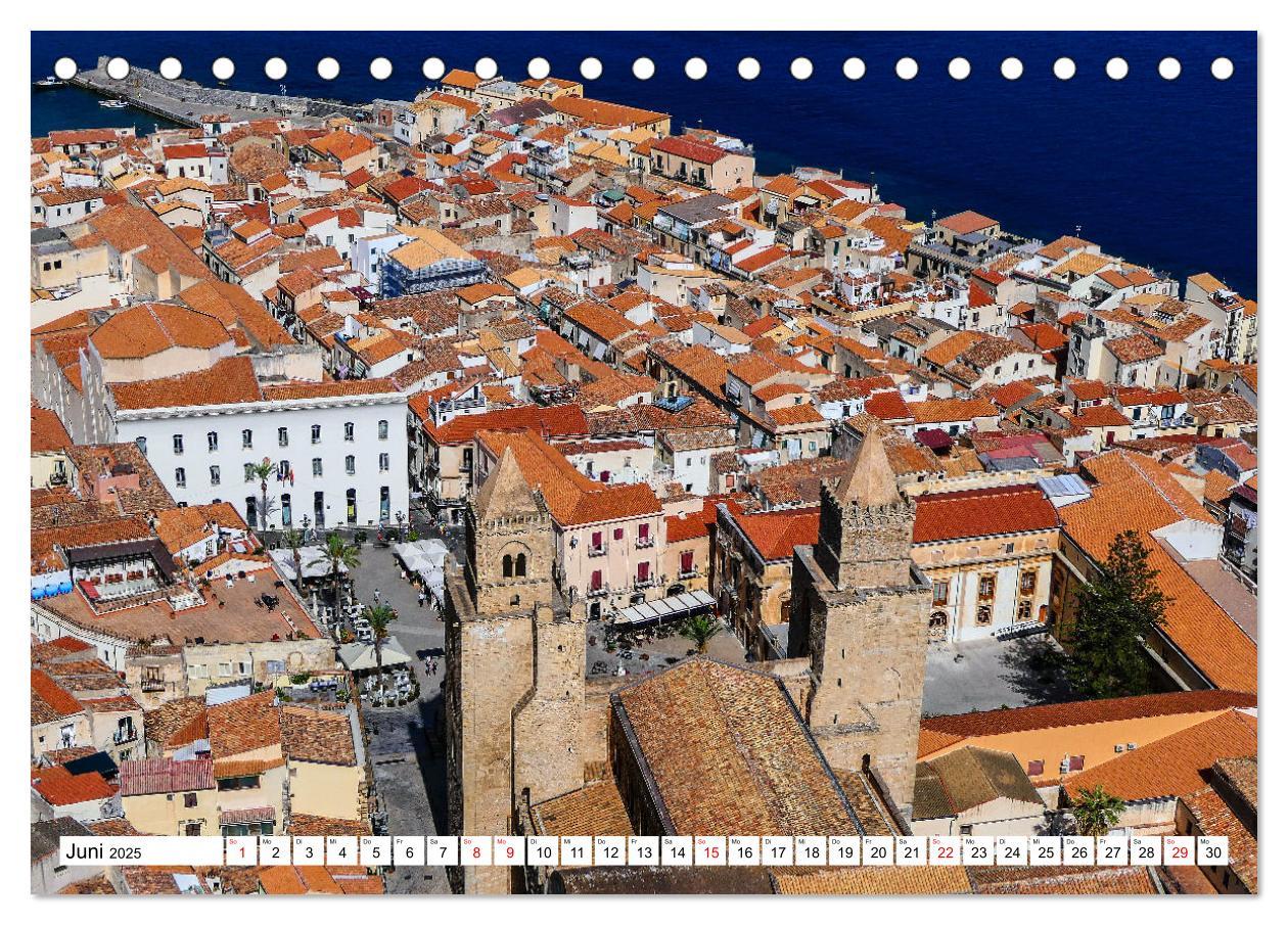 Bild: 9783383793677 | Cefalù Perle Siziliens (Tischkalender 2025 DIN A5 quer), CALVENDO...