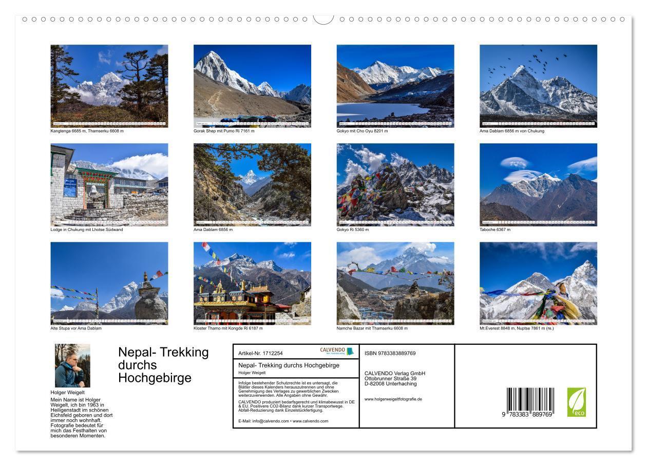 Bild: 9783383889769 | Nepal- Trekking durchs Hochgebirge (hochwertiger Premium...