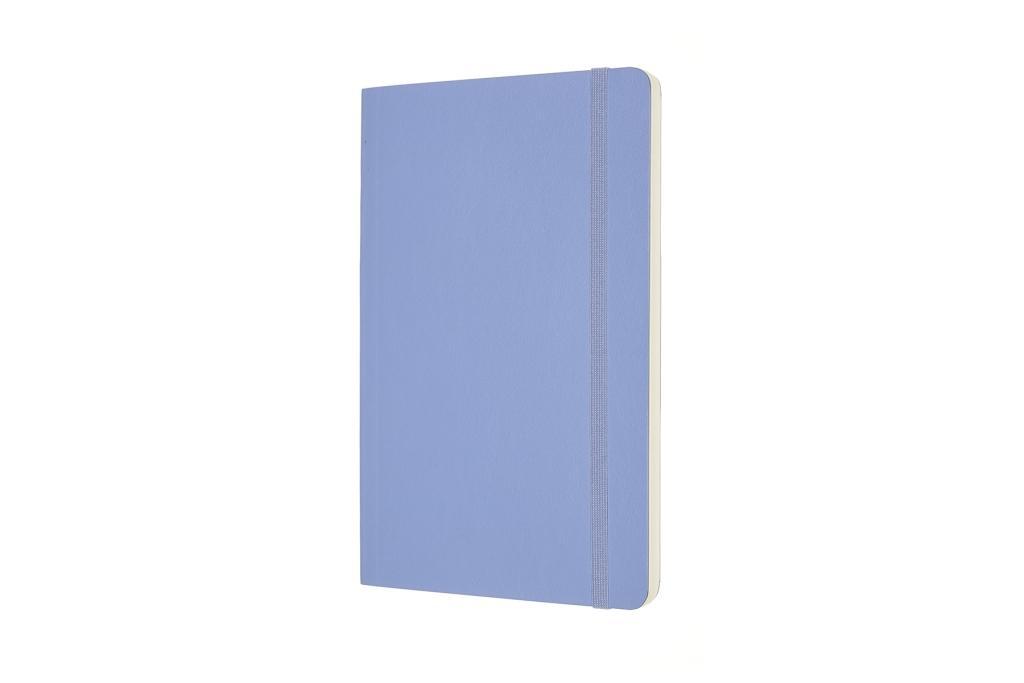 Bild: 8056420850949 | Moleskine Notizbuch Large/A5, Blanko, Weicher Einband, Hortensien Blau