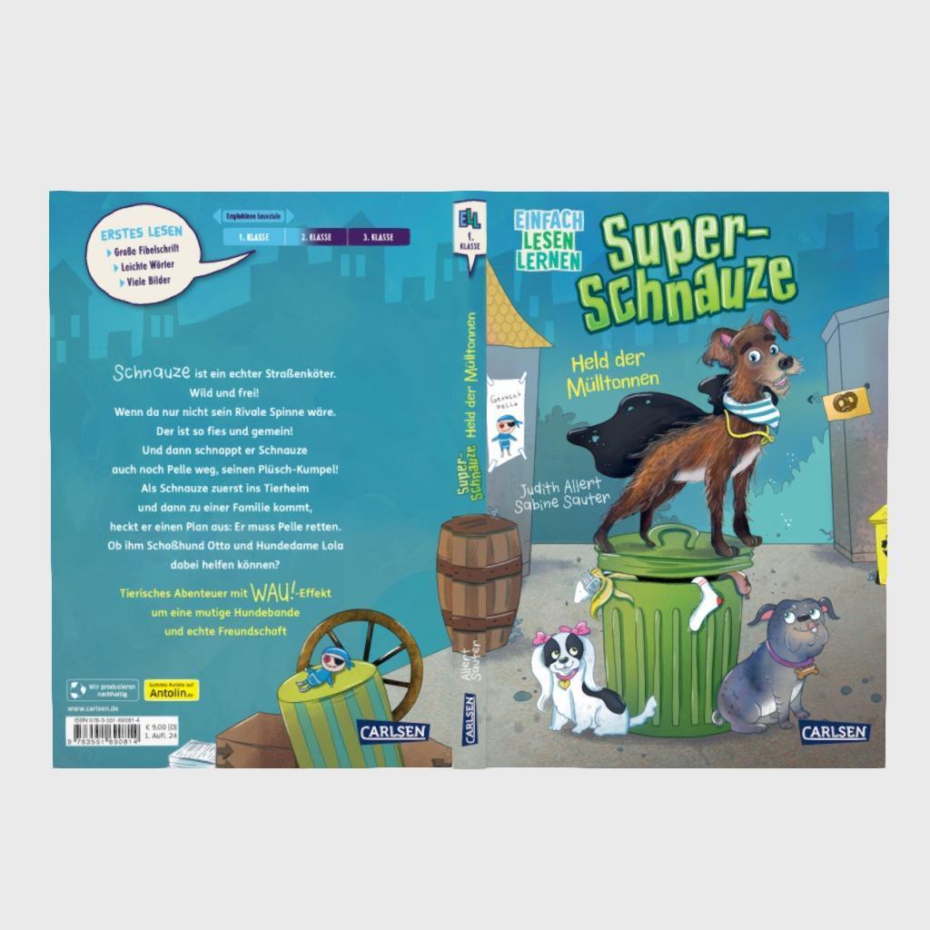 Bild: 9783551690814 | Super-Schnauze: Held der Mülltonnen | Judith Allert | Buch | 80 S.