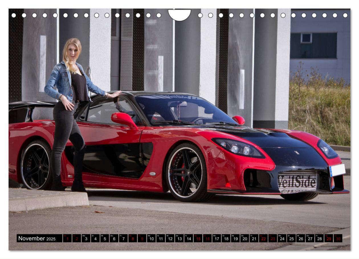 Bild: 9783435399086 | Heiße Frauen und schnelle Autos (Wandkalender 2025 DIN A4 quer),...