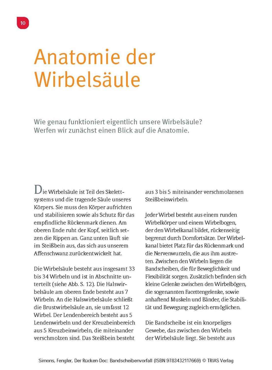 Bild: 9783432117669 | Der Rücken-Doc: Bandscheibenvorfall | Patrick Simons (u. a.) | Buch