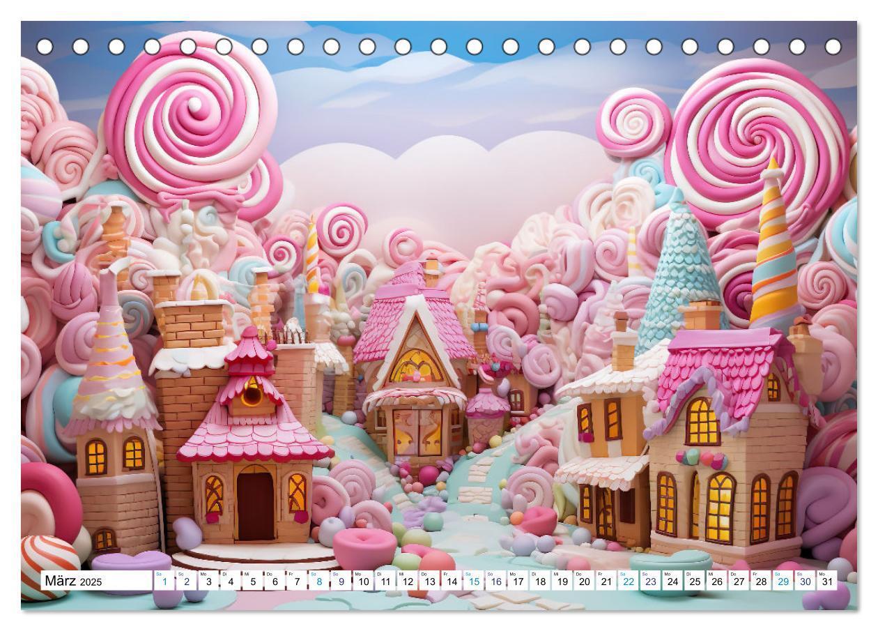 Bild: 9783383814747 | Zuckerträume im Candyland (Tischkalender 2025 DIN A5 quer),...