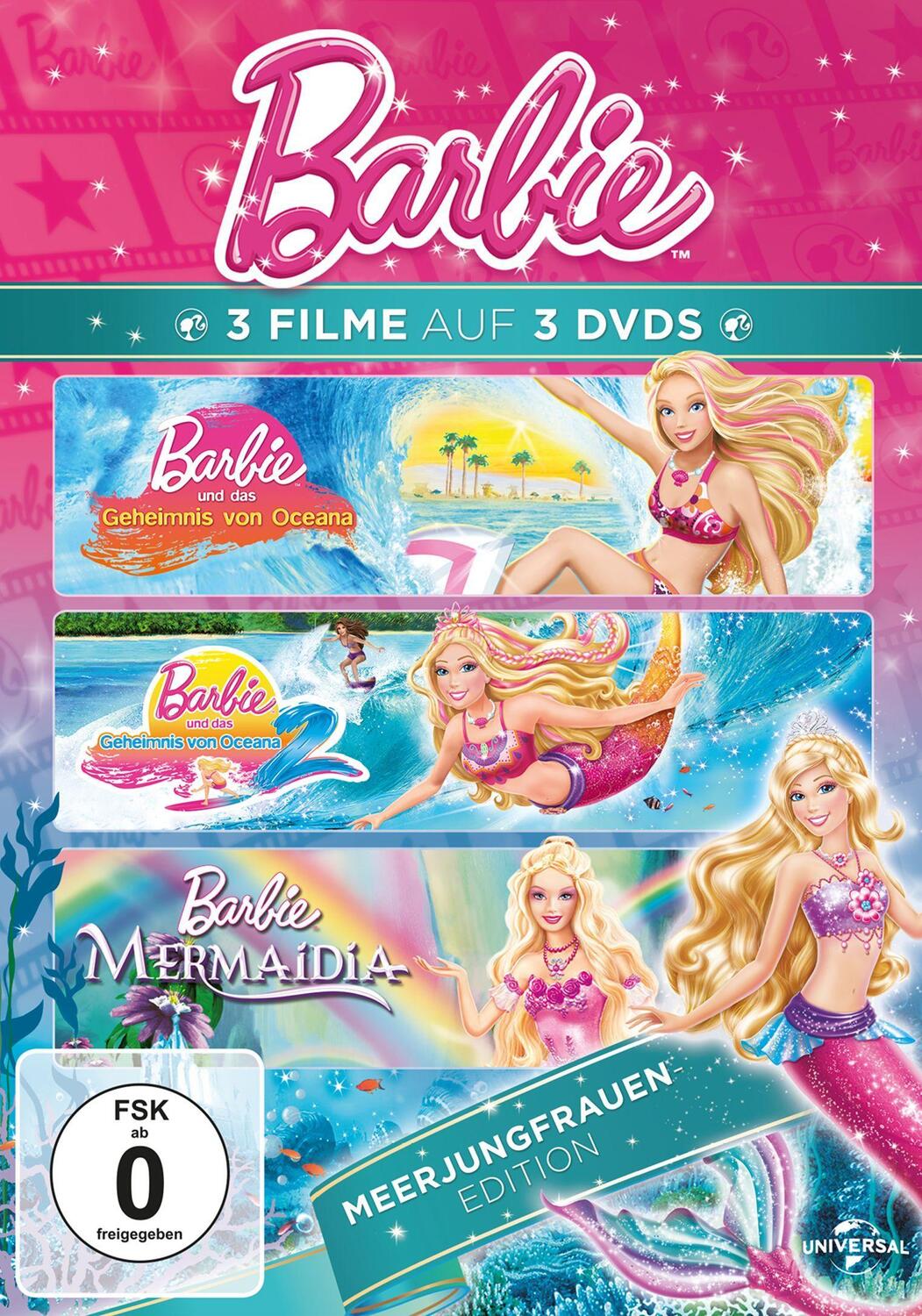 Cover: 5053083230371 | Barbie Meerjungfrauen Edition | DVD | 3 DVDs | Deutsch | 2021