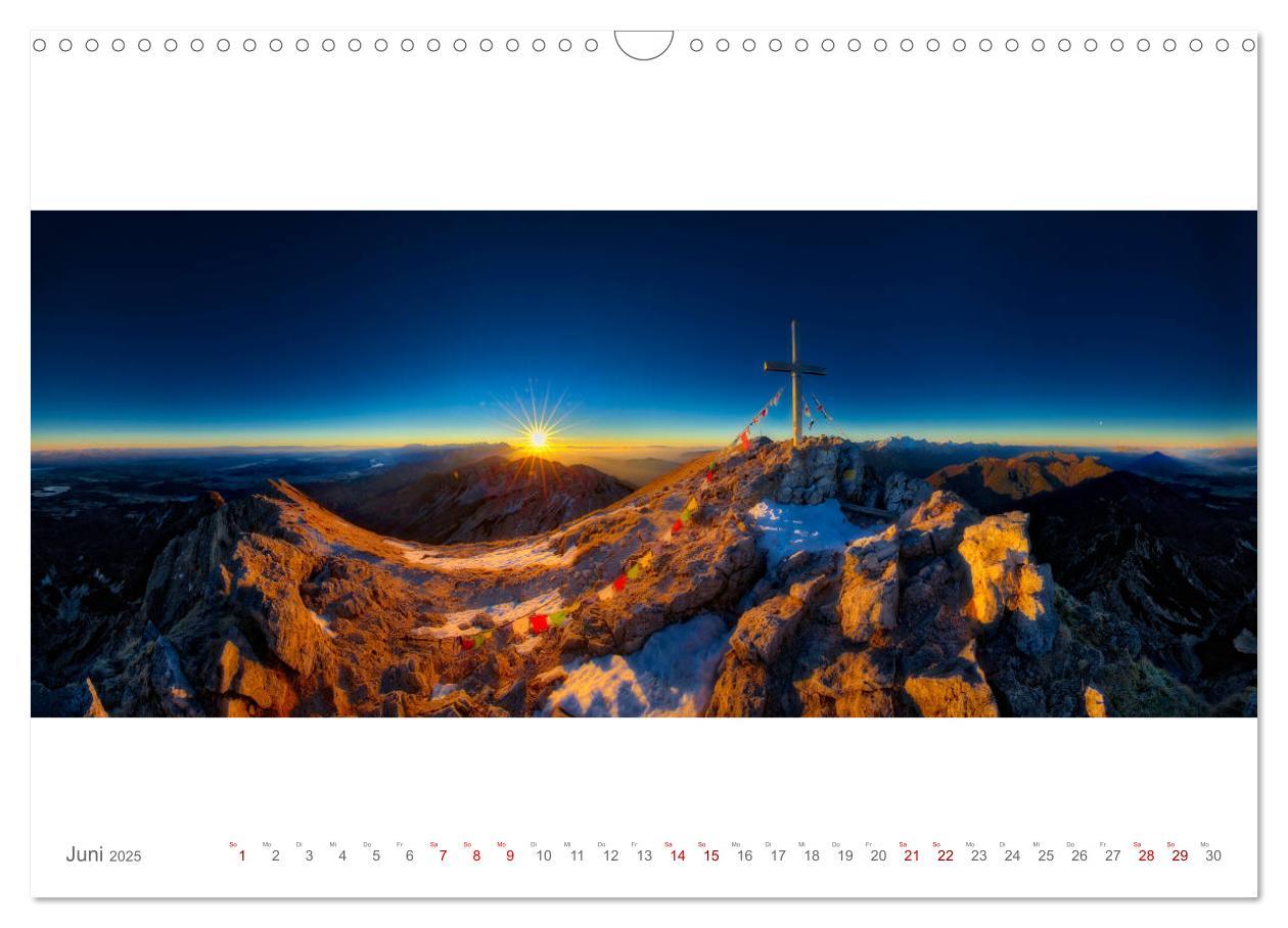 Bild: 9783435337590 | BergBlicke! (Wandkalender 2025 DIN A3 quer), CALVENDO Monatskalender