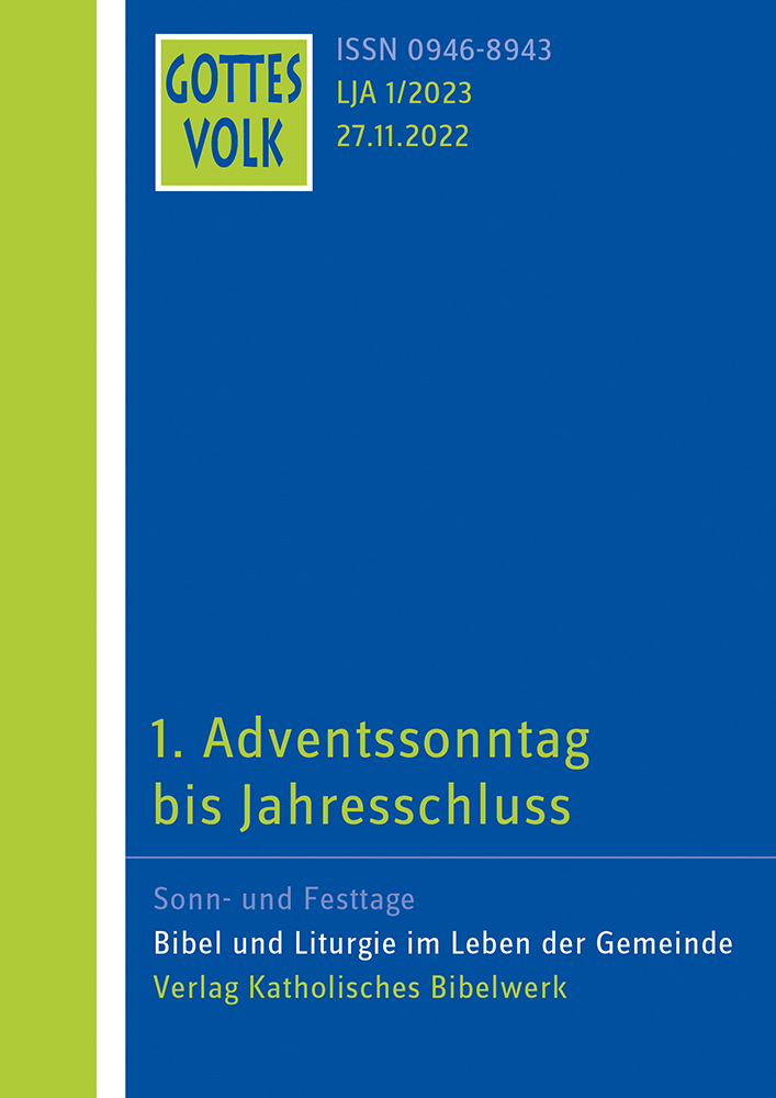 Cover: 9783460268111 | Gottes Volk LJ A1/2023 | 1. Adventssonntag bis Jahresschluss | Buch