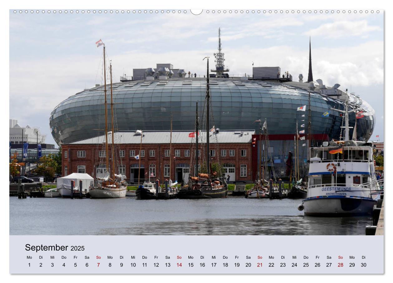 Bild: 9783435355686 | Bremerhaven. Die Seestadt an der Nordseeküste (Wandkalender 2025...