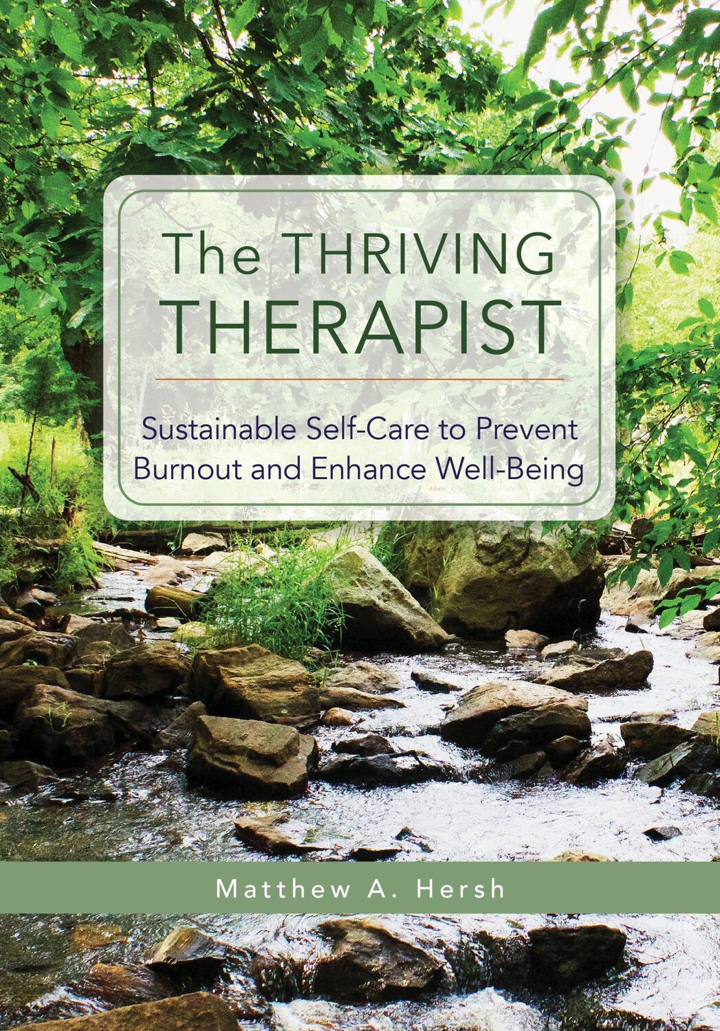 Cover: 9781433837845 | The Thriving Therapist | Matthew A. Hersh | Taschenbuch | Englisch