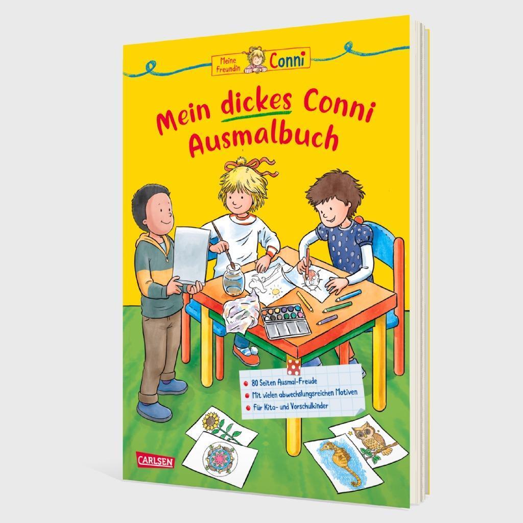 Bild: 9783551191809 | Conni Gelbe Reihe (Beschäftigungsbuch): Mein dickes Conni-Ausmalbuch