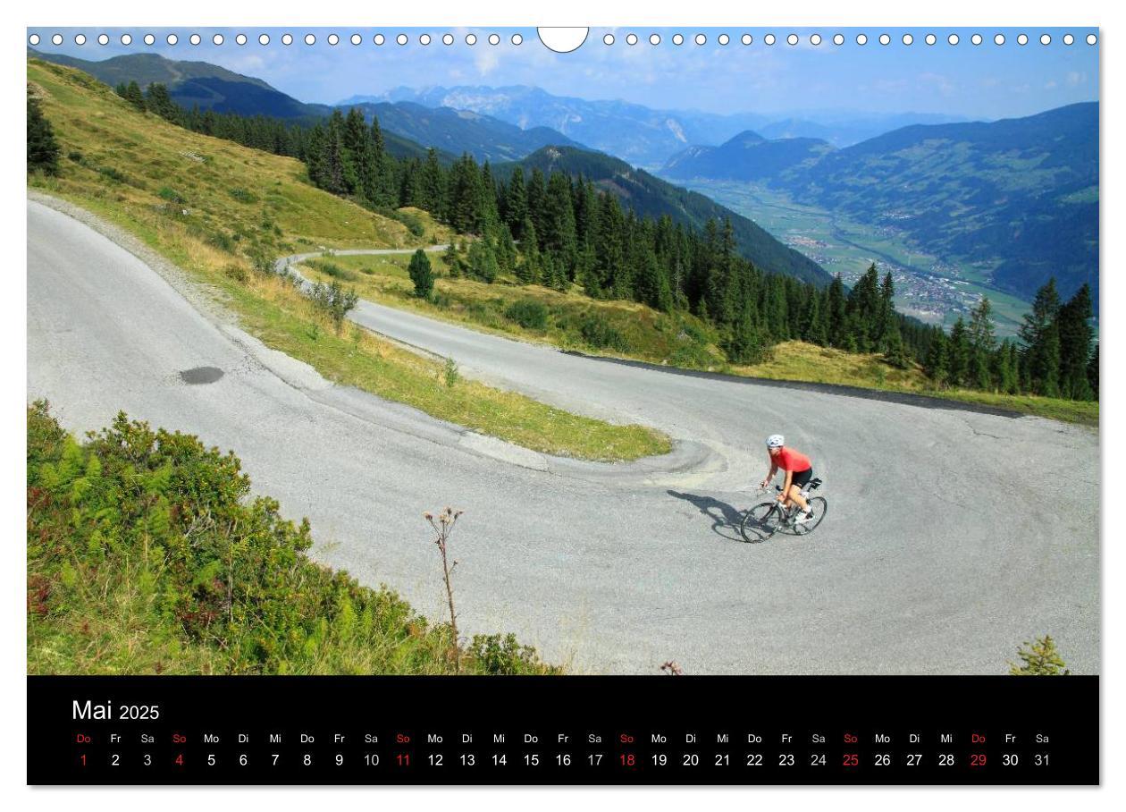 Bild: 9783435808298 | Alpenpässe auf dem Rennrad Vol. 2 (Wandkalender 2025 DIN A3 quer),...