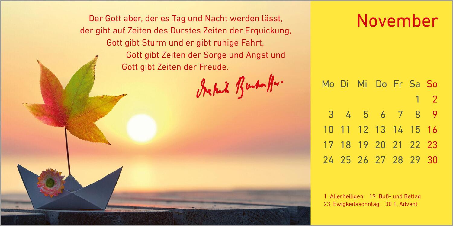 Bild: 9783579079288 | Jahres-Geleit 2025 | Dietrich Bonhoeffer | Kalender | 13 S. | Deutsch