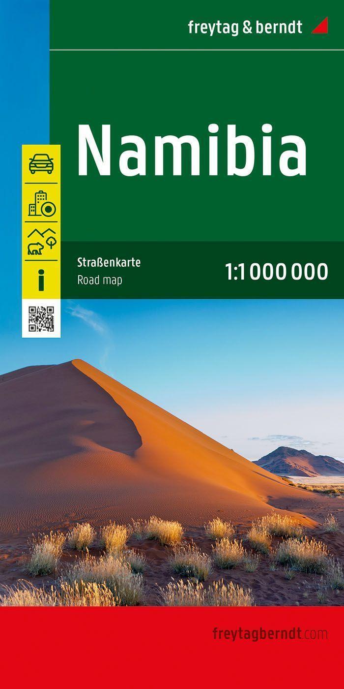 Cover: 9783707921984 | Namibia, Straßenkarte 1:1.000.000, freytag &amp; berndt | Freytag &amp; Berndt