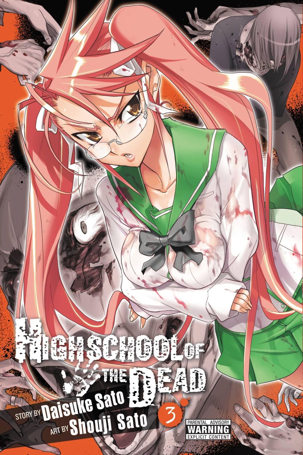 Cover: 9780316132428 | Highschool of the Dead, Vol. 3 | Daisuke Sato | Taschenbuch | Englisch