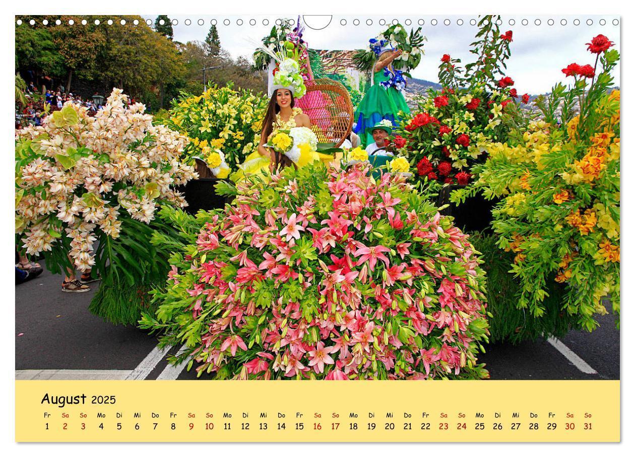 Bild: 9783435457366 | Blumenfest auf Madeira (Wandkalender 2025 DIN A3 quer), CALVENDO...