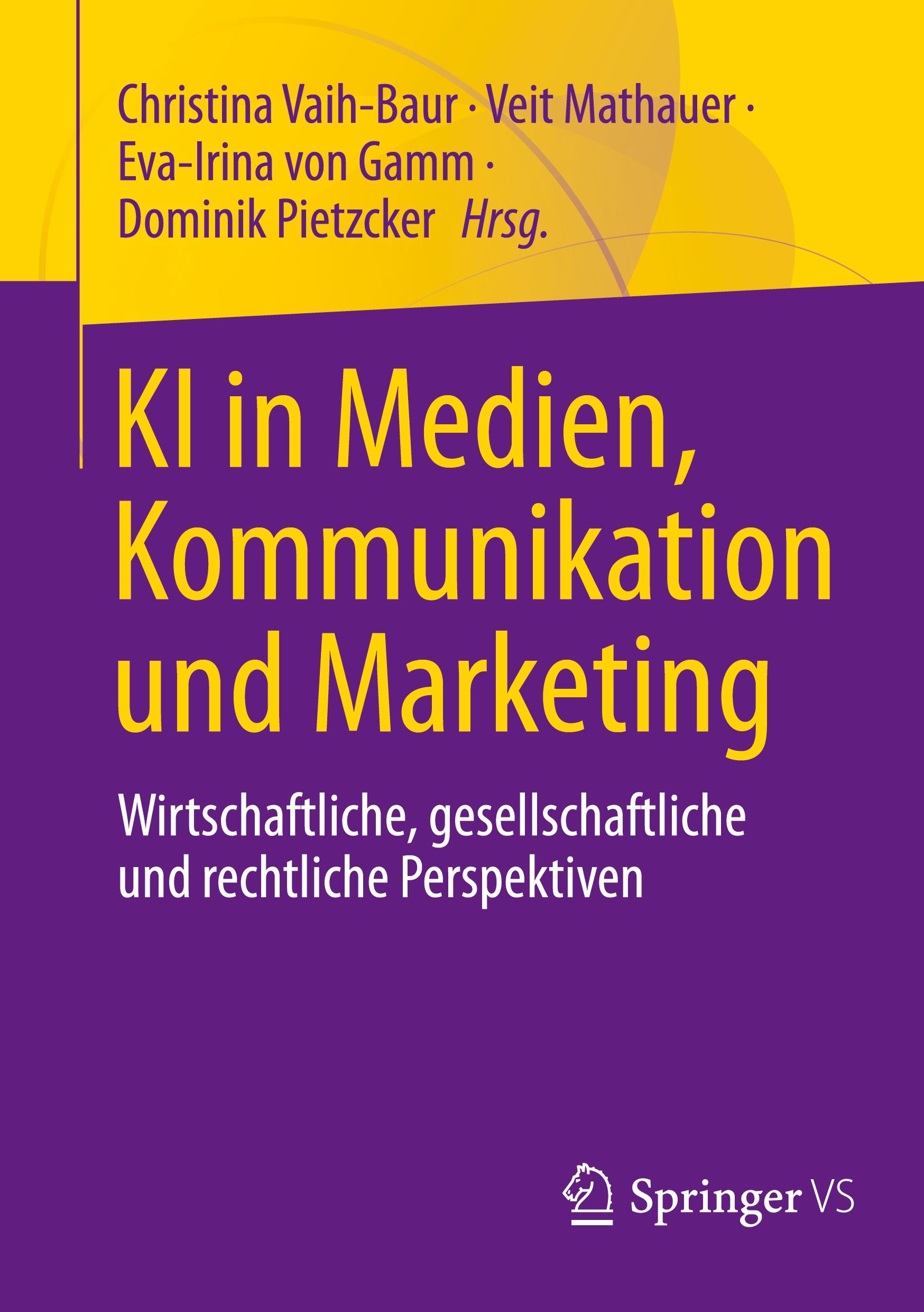 Cover: 9783658463434 | KI in Medien, Kommunikation und Marketing | Vaih-Baur (u. a.) | Buch