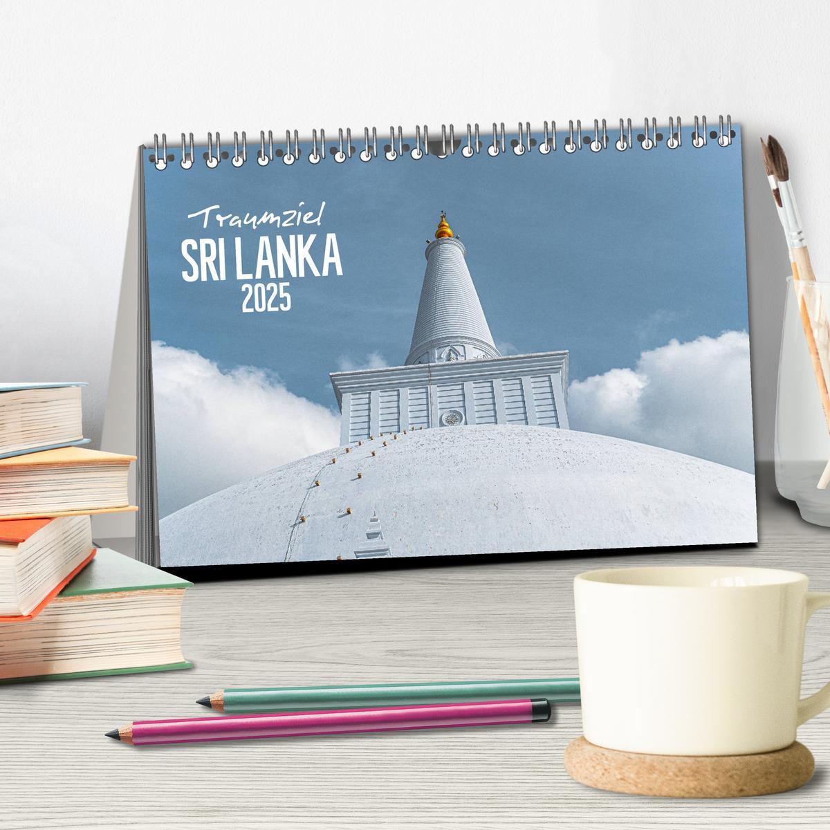 Bild: 9783435148707 | Traumziel Sri Lanka (Tischkalender 2025 DIN A5 quer), CALVENDO...