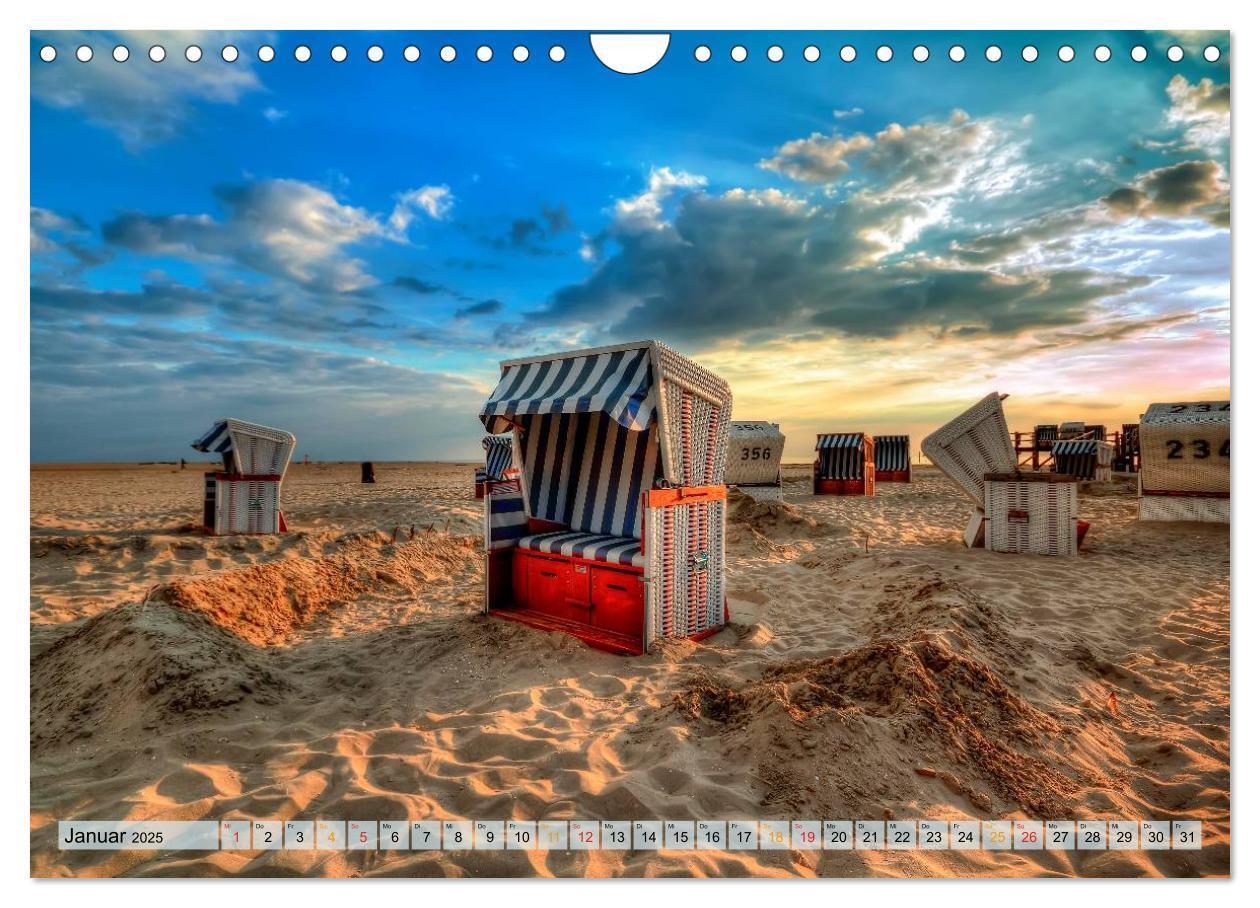 Bild: 9783435545957 | Strandvergnügen - an Nordsee und Ostsee (Wandkalender 2025 DIN A4...