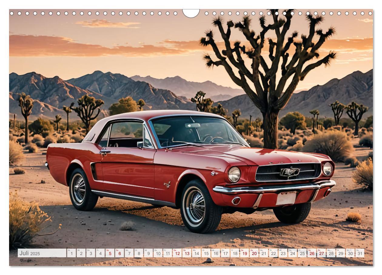 Bild: 9783457137611 | Virtual Classic Cars (Wandkalender 2025 DIN A3 quer), CALVENDO...