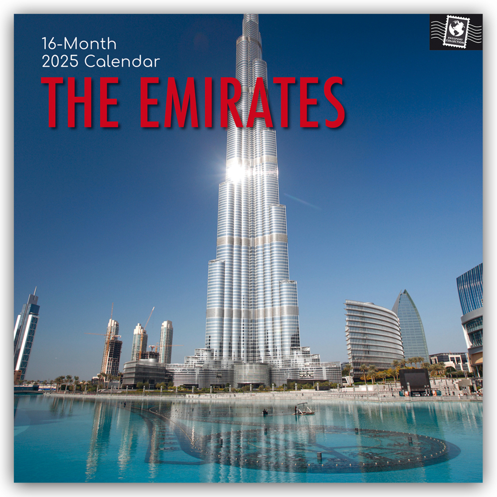 Cover: 9781835365601 | The Emirates - Vereinigte Arabische Emirate 2025 - 16-Monatskalender