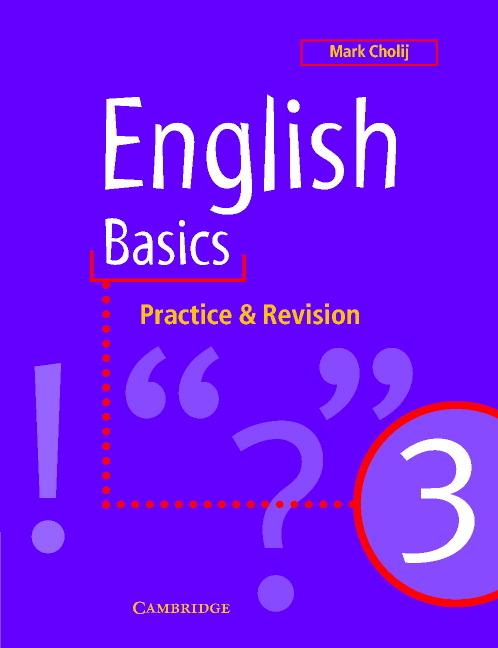 Cover: 9780521648653 | English Basics 3 | Mark Cholij | Taschenbuch | Englisch | 1999