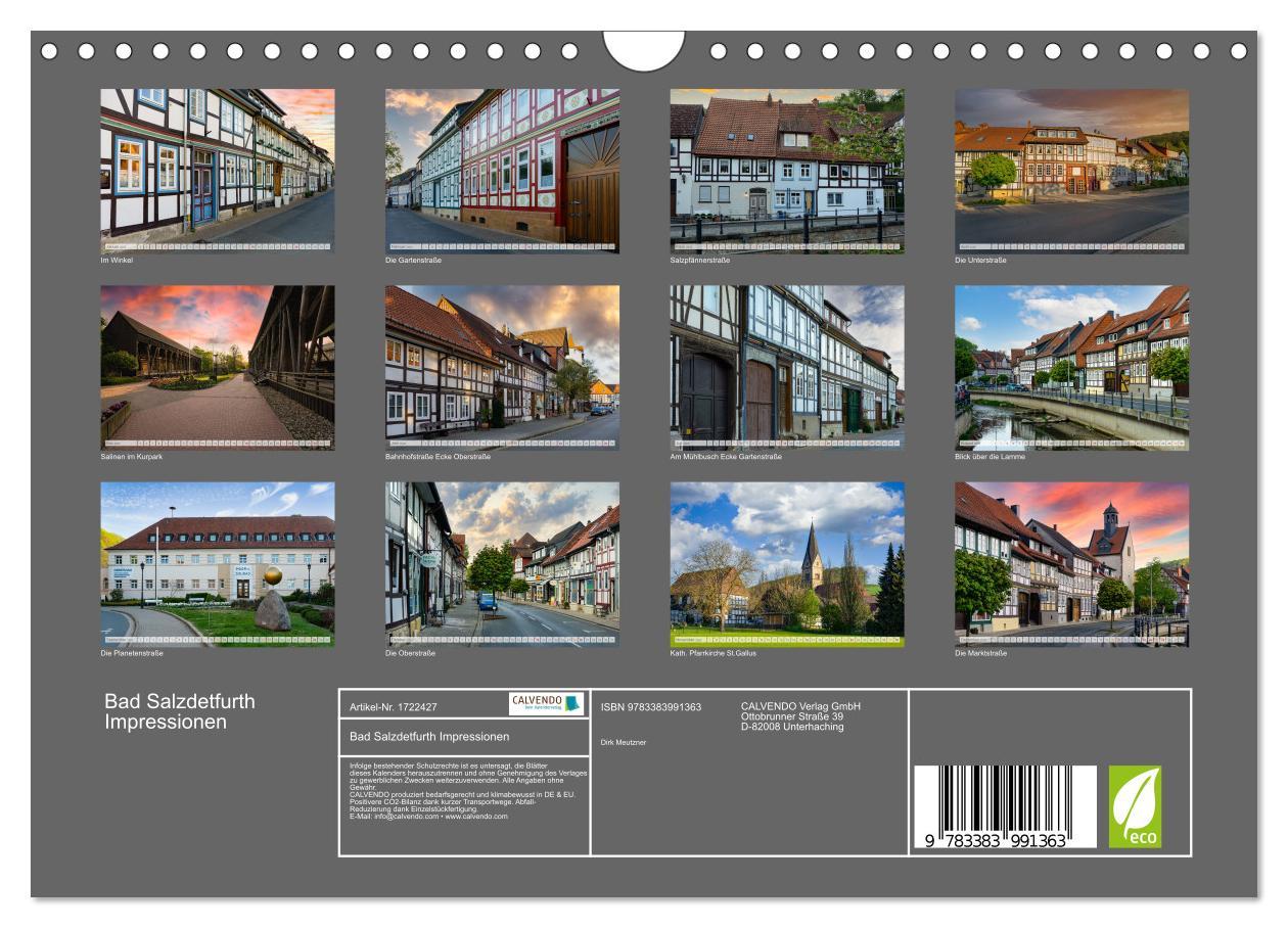 Bild: 9783383991363 | Bad Salzdetfurth Impressionen (Wandkalender 2025 DIN A4 quer),...