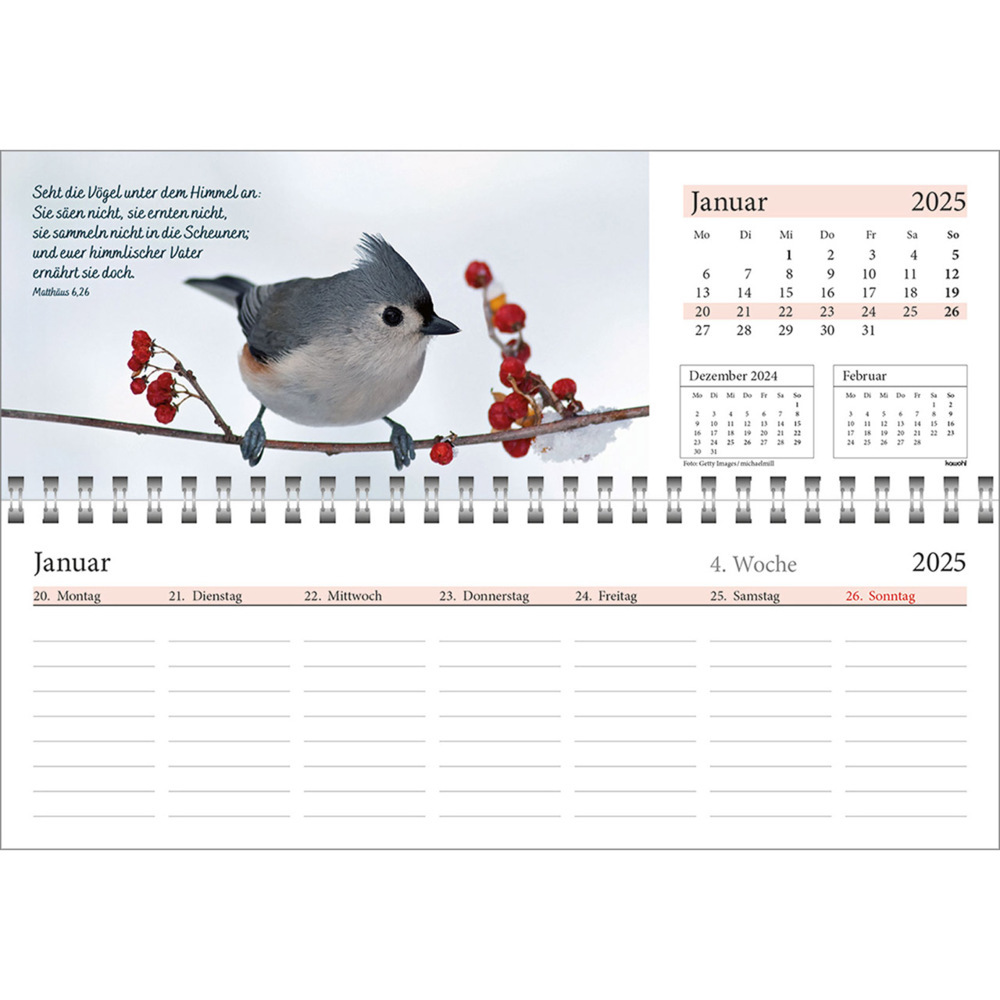 Bild: 9783754825457 | In deine Hand leg ich den Tag 2025 | Wochen-Tischkalender | Kalender