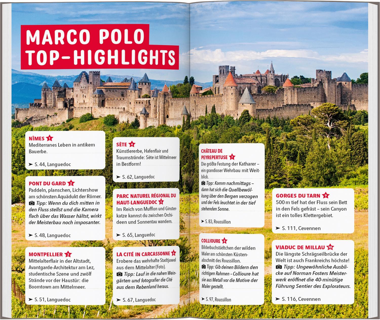 Bild: 9783829735636 | MARCO POLO Reiseführer Languedoc-Roussillon, Cevennen | Taschenbuch