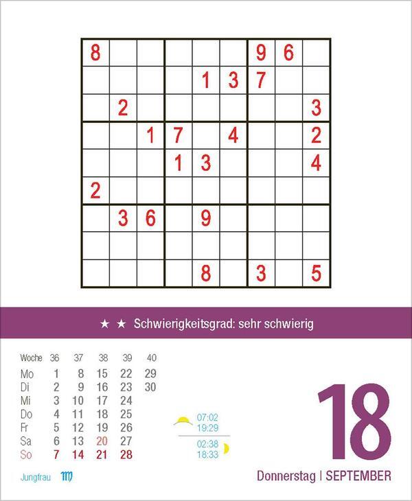 Bild: 9783731879510 | Profi Sudoku 2025 | Verlag Korsch | Kalender | 328 S. | Deutsch | 2025