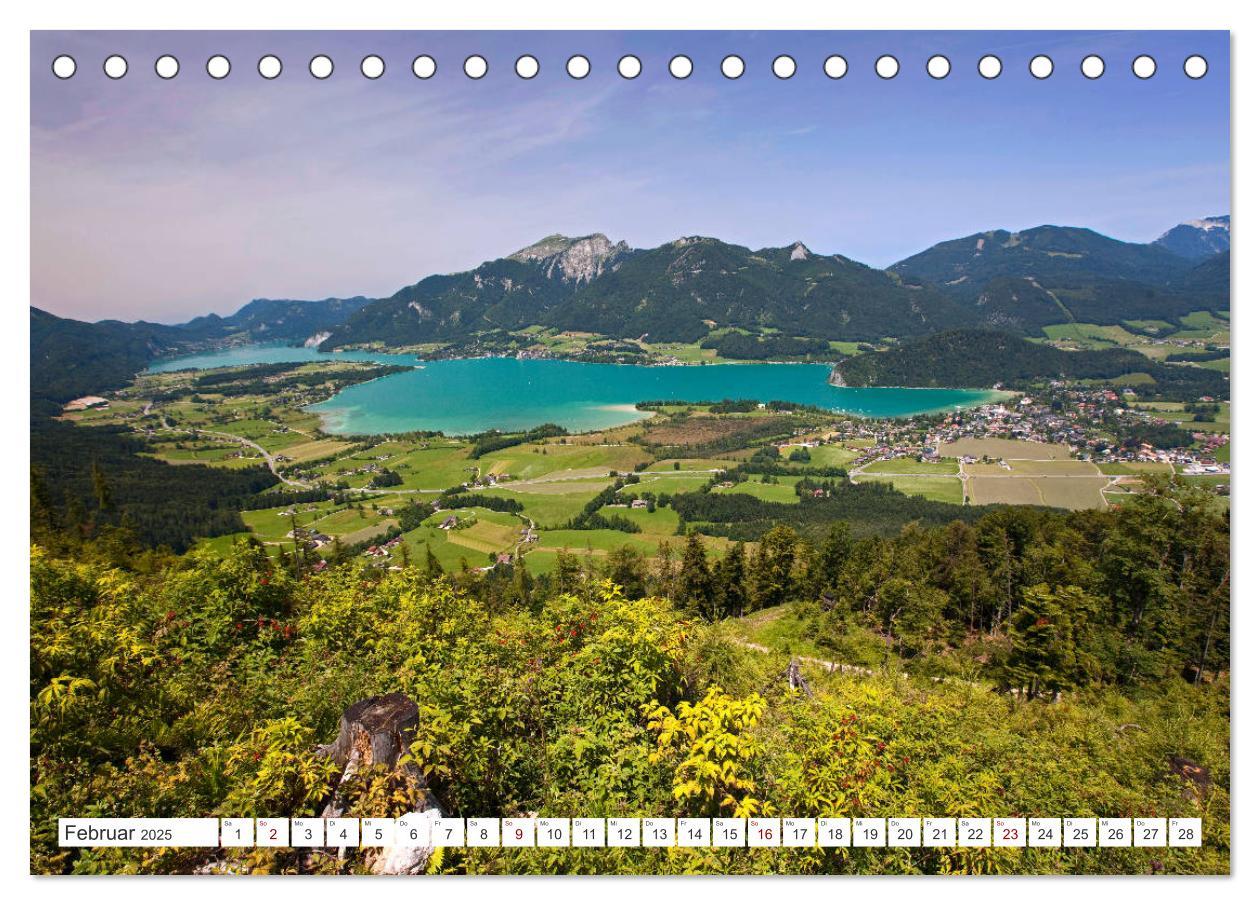 Bild: 9783435385140 | Der schöne Wolfgangsee im Salzkammergut (Tischkalender 2025 DIN A5...